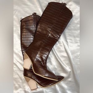 Brand new tall brown boots